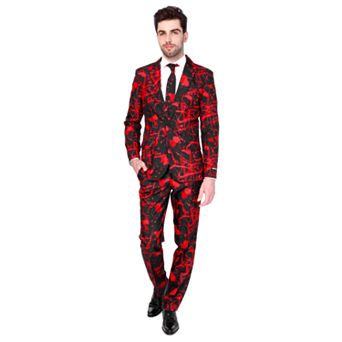 Men's Suitmeister Slim-Fit Halloween Suit & Tie Set
