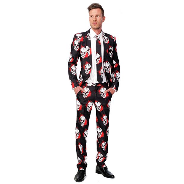 Men's Suitmeister Slim-Fit Halloween Suit & Tie Set