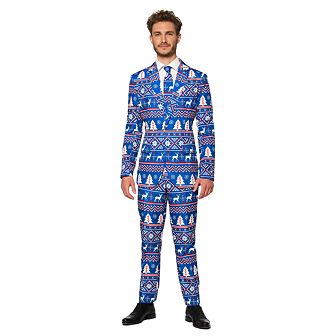 Men's Suitmeister Christmas Blue Nordic Suit