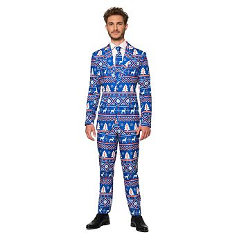 Men's Suitmeister Christmas Blue Nordic Suit