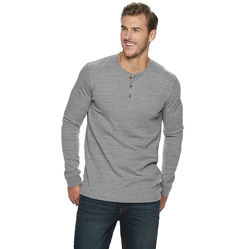 Big & Tall SONOMA Goods for Life™ Supersoft Modern-Fit Thermal Henley