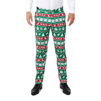 Men's Suitmeister Christmas Green Nordic Suit