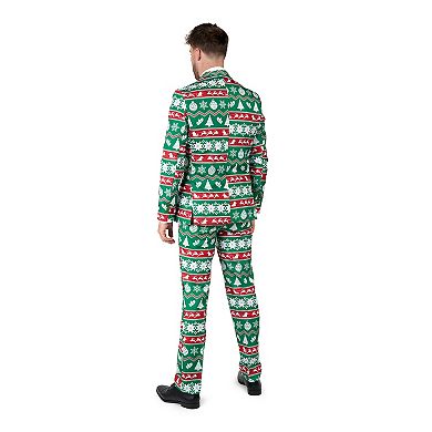 Men's Suitmeister Christmas Green Nordic Suit