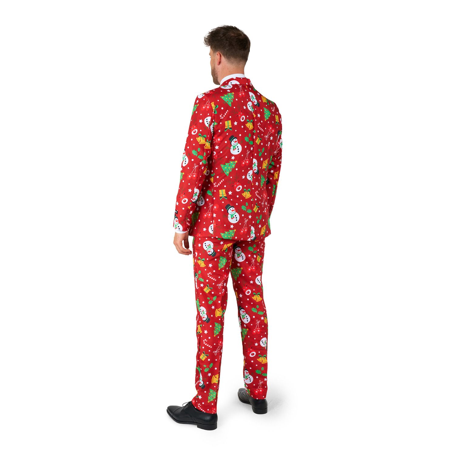 Men's Suitmeister Christmas Red Icons Light Up Suit