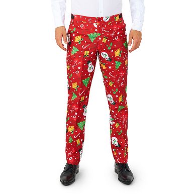 Men's Suitmeister Christmas Red Icons Light Up Suit