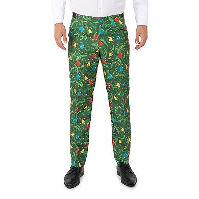 Men's Suitmeister Christmas Green Tree Light Up Suit