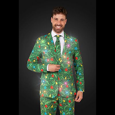 Light Up Christmas Green Suit Light Up Christmas Green Suit