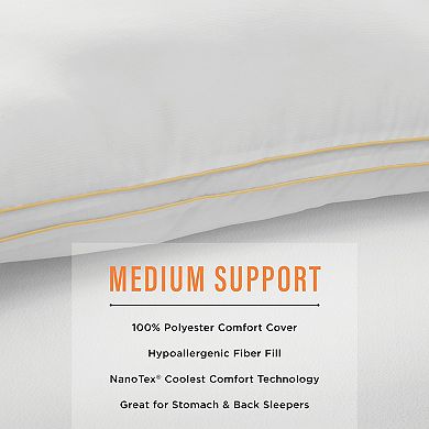 SensorPEDIC SofLoft Medium Density King Pillow - 2 Pack