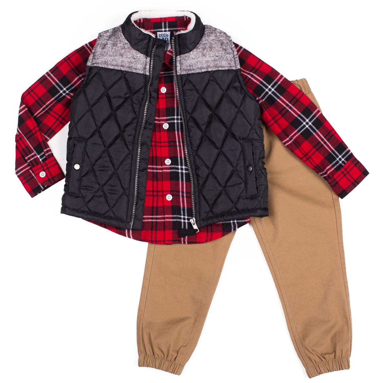 plaid outfit baby boy