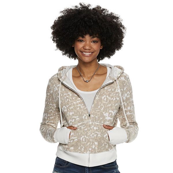 Kohls womens zip up hoodie sale