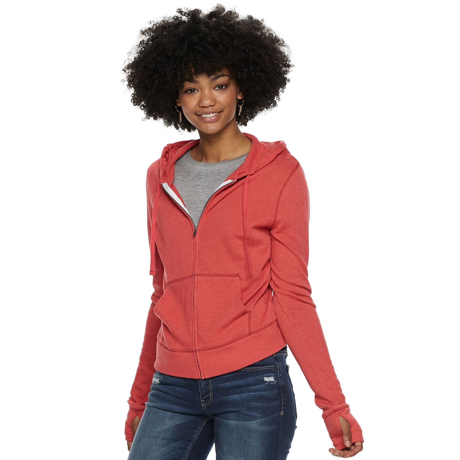 kohls zip up hoodie