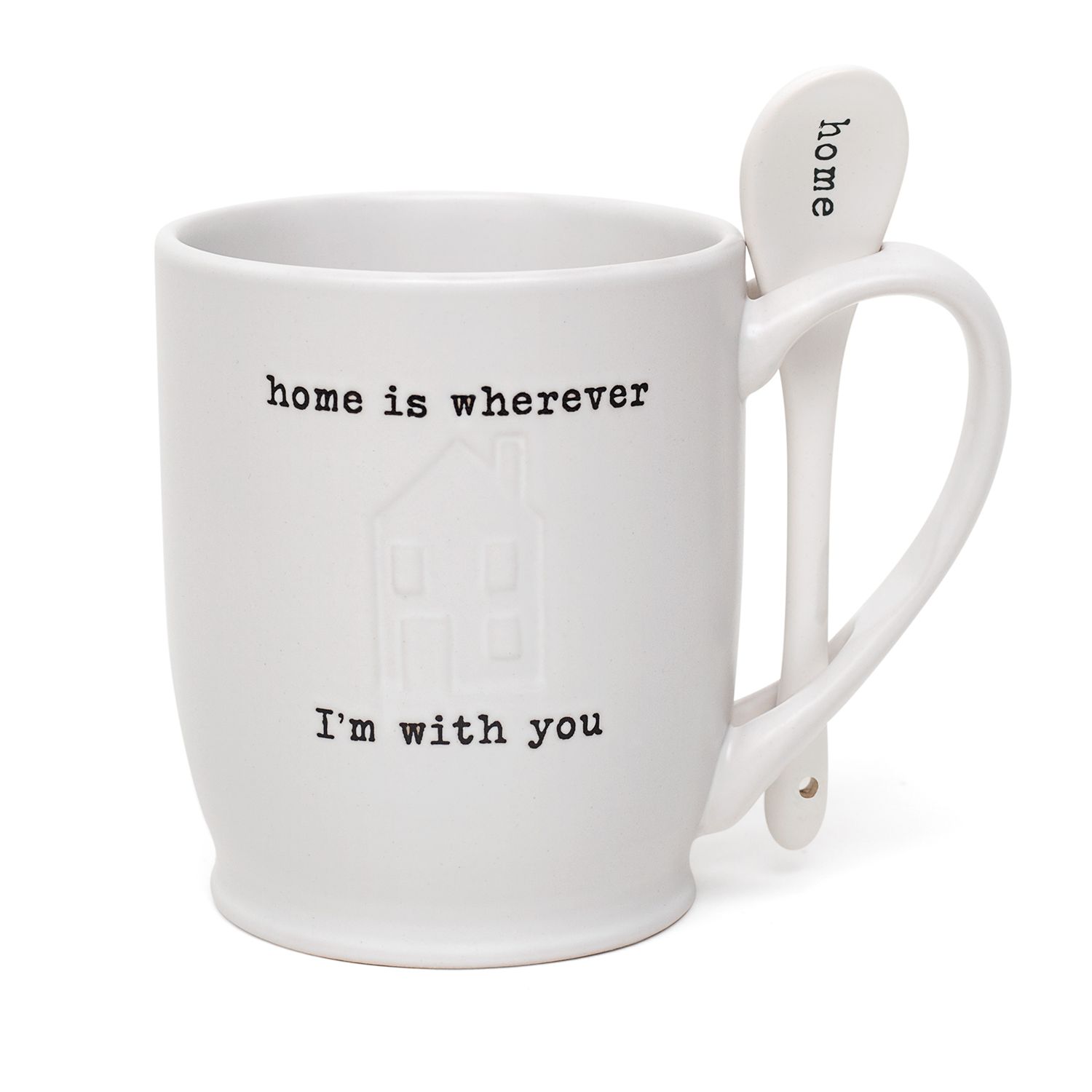 Sheffield Home Coffee Mug With Ceramic Spoon   3748683