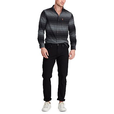 Men's Chaps Slim-Fit Performance Flannel Button-Down Shirt