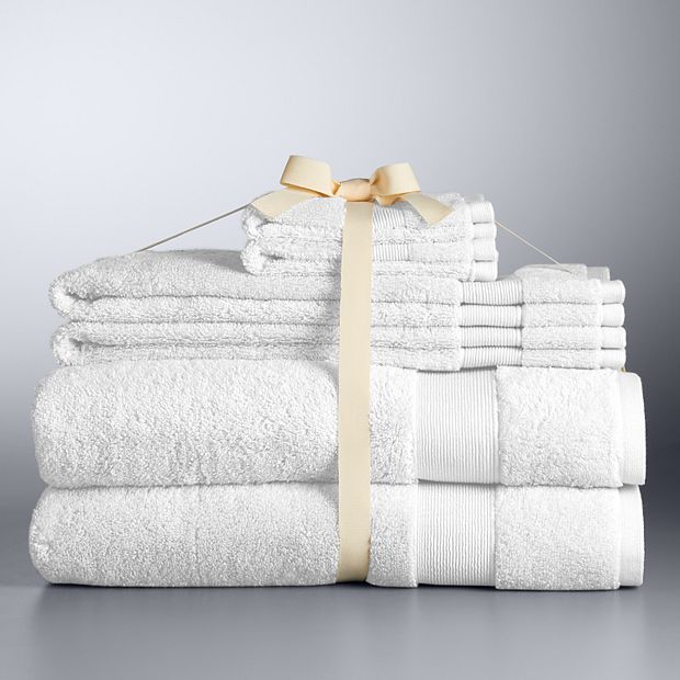 Vera Wang Modern Lux Cotton Terry 6-Piece Towel Set