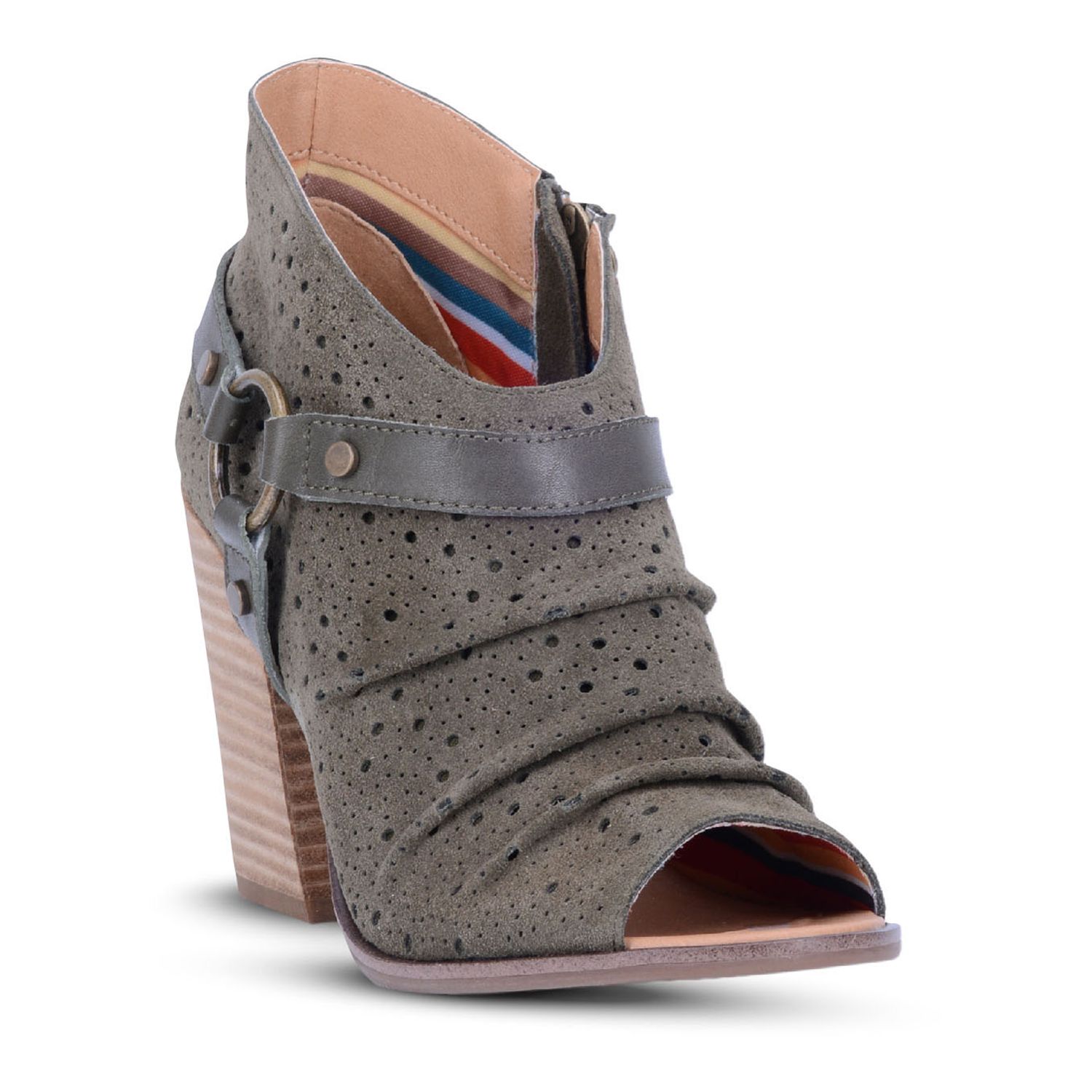 kohls open toe booties