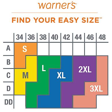 Warners Easy Does It Wire-Free Breathable Bra RQ3451A