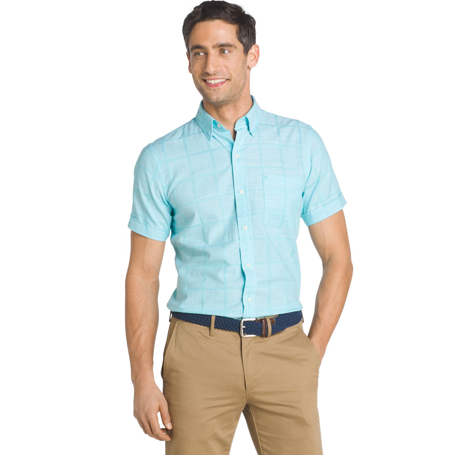 kohls men's short sleeve dress shirts