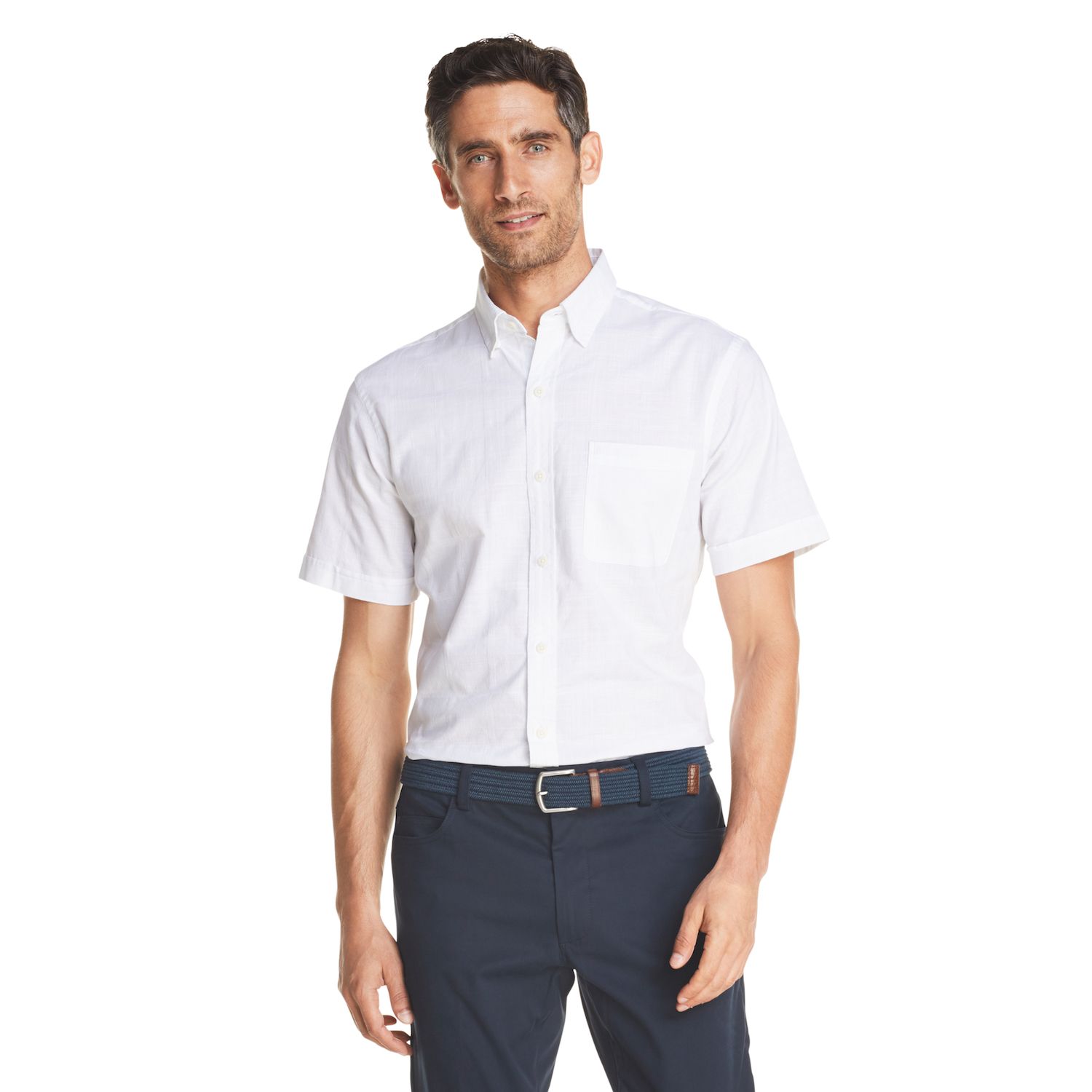 mens white dress shirts kohls