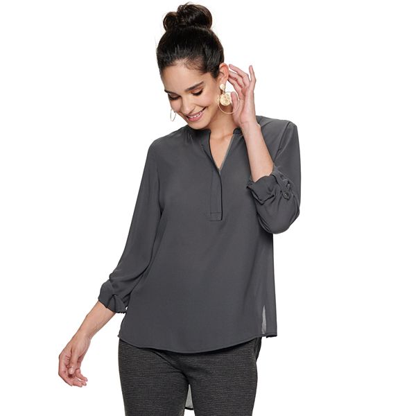 Women's Apt. 9® Zipper Accent Popover Tunic