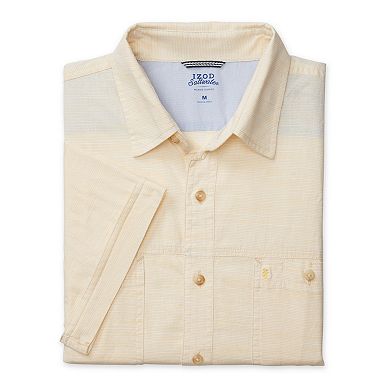 Men's IZOD Dockside Classic-Fit Chambray Button-Down Shirt