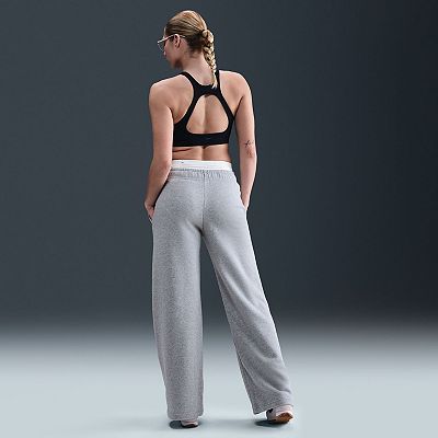 Women's Nike Sportswear Club Fleece Midrise Wide-Leg Pants