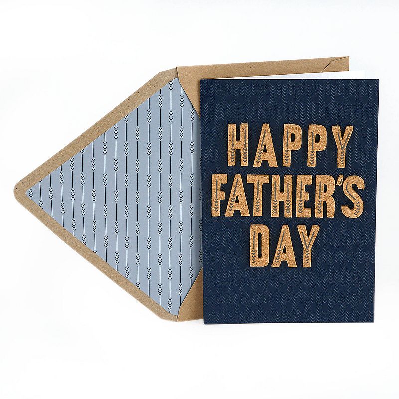 UPC 720473972689 product image for Hallmark Signature Father's Day Card (Cork Lettering, Thankful for You) | upcitemdb.com