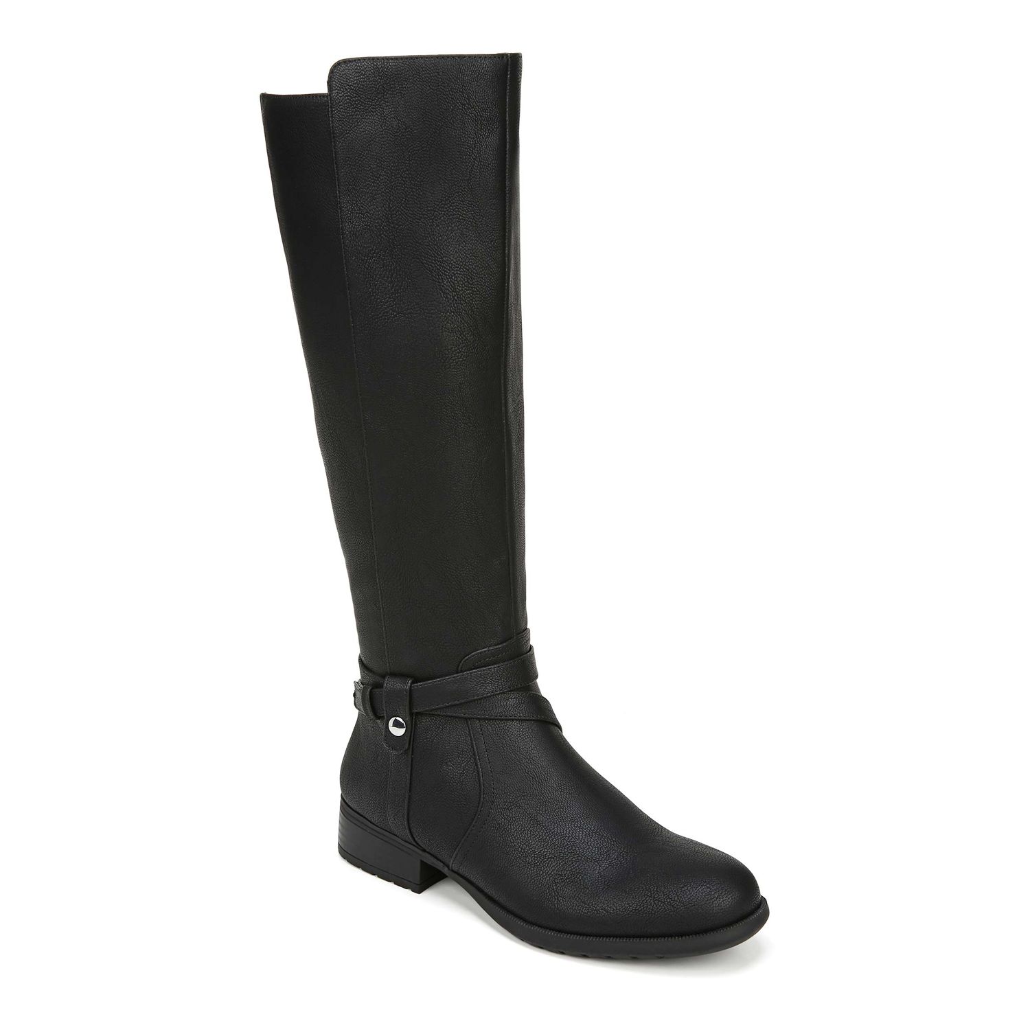 womens black riding boots size 11