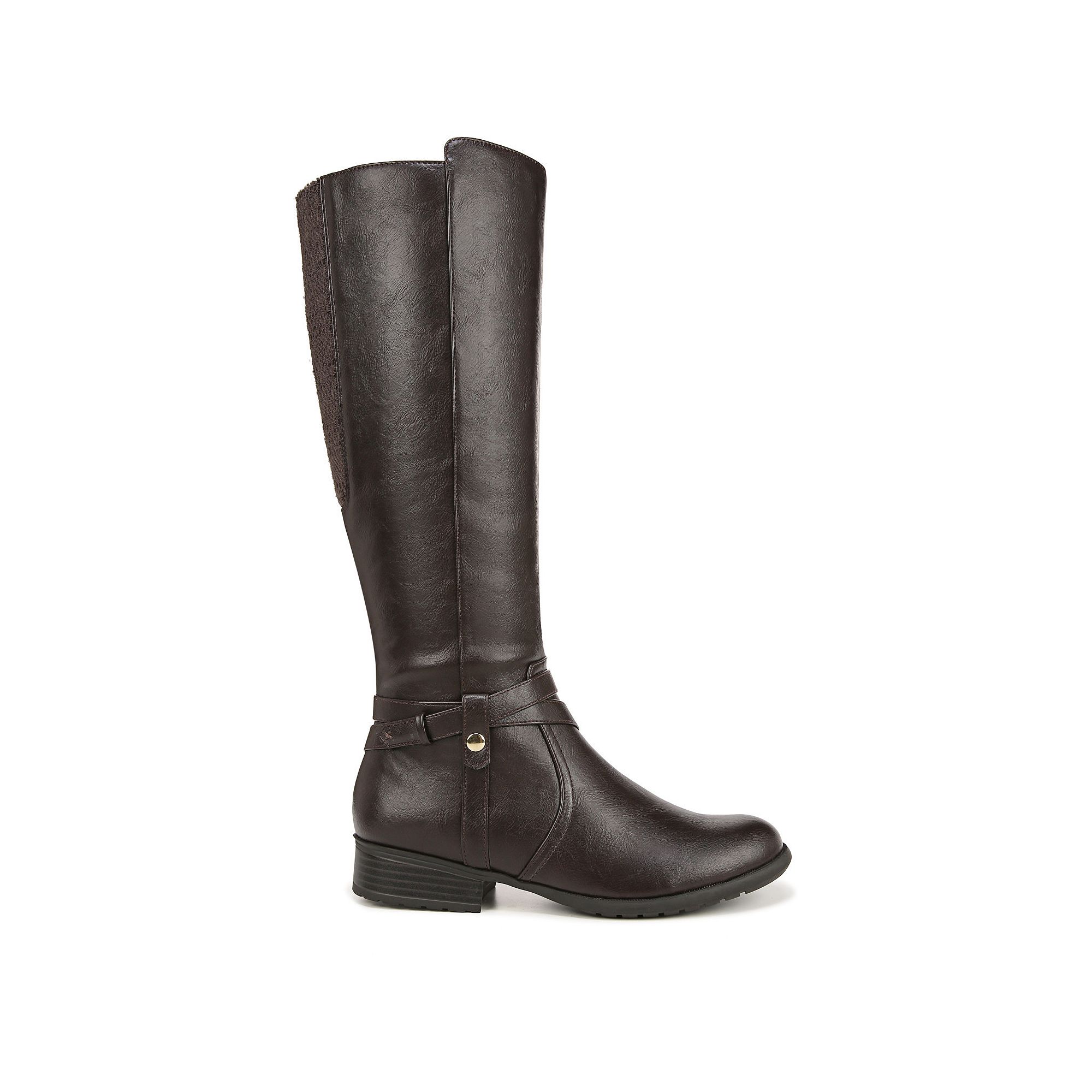 LifeStride Xtrovert Womens Riding Boots in Regular and Wide Calf, Size: 5.