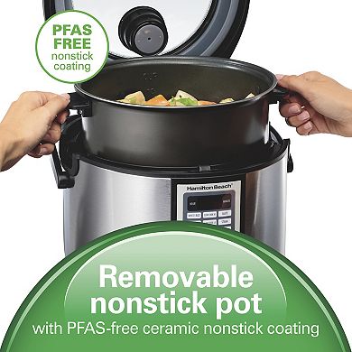 Hamilton Beach 9-in-1 Multicooker with Glass Lid