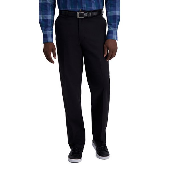 Men's Haggar® Motion Khaki Classic Fit Flat Front Pant