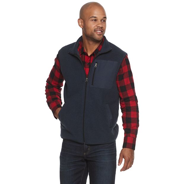 Men's Sonoma Goods For Life® Sherpa Fleece Vest