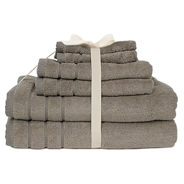 Sonoma Goods For Life® Charcoal Infused 6piece Bath Towel Set