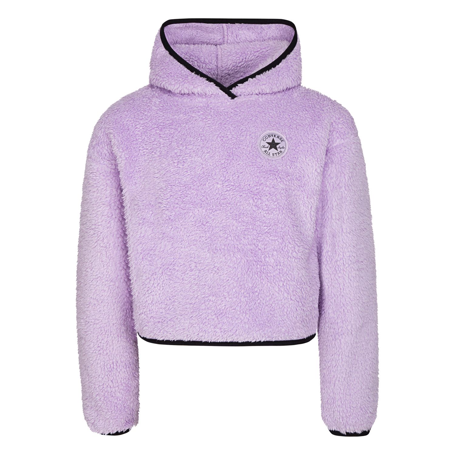 purple converse hoodie