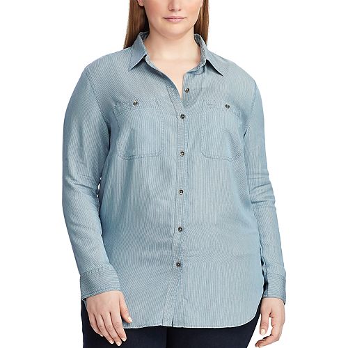 plus size men's button down shirts