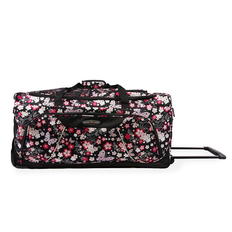 Pacific Coast 32-Inch Large Wheeled Duffel Bag, Black