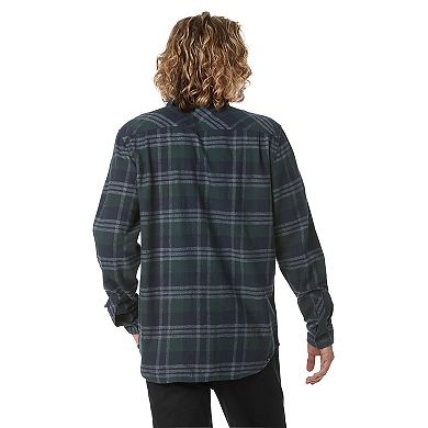 Men's Vans® Rebuffed Plaid Flannel Button-Down Shirt