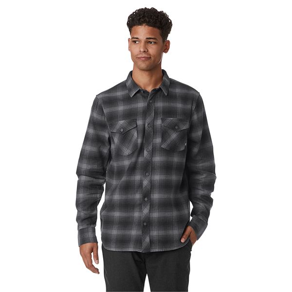 Men's Vans® Rebuffed Plaid Flannel Button-Down Shirt