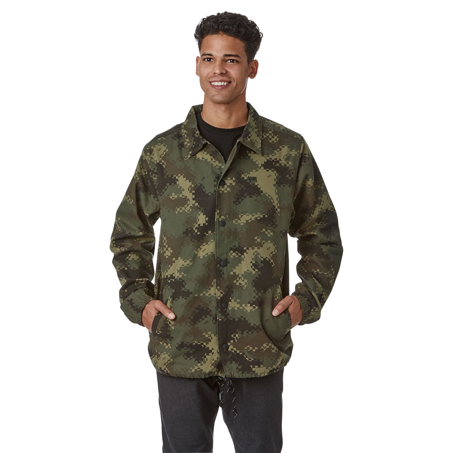 vans windbreaker camo