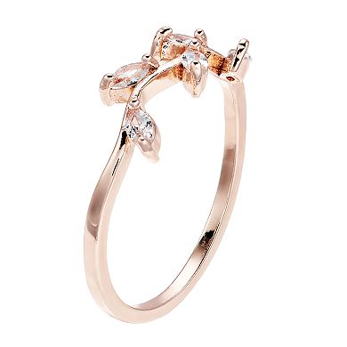 Women's LC Lauren Conrad Crystal Leaf Ring