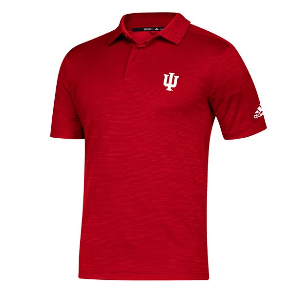 Indiana Hoosiers NCAA Champion Mens Textured Solid Polo Medium