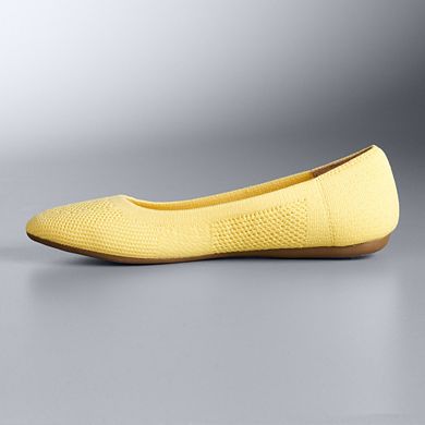 Simply Vera Vera Wang Berner Women's Flex Round-Toe Ballet Flats