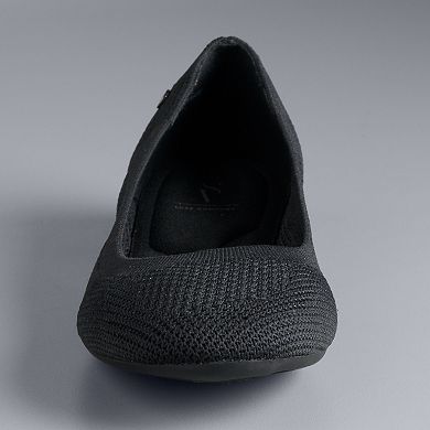 Simply Vera Vera Wang Berner Women's Flex Round-Toe Ballet Flats