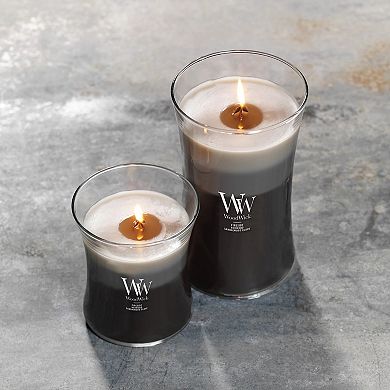 WoodWick Warm Woods Trilogy Medium Hourglass Candle