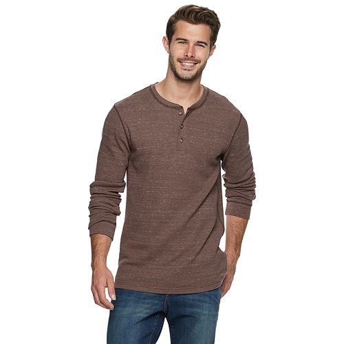 Men's SONOMA Goods for Life™ Supersoft Slim-Fit Thermal Henley