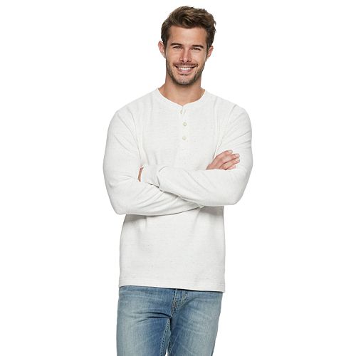 Men's SONOMA Goods for Life® Supersoft SlimFit Thermal Henley
