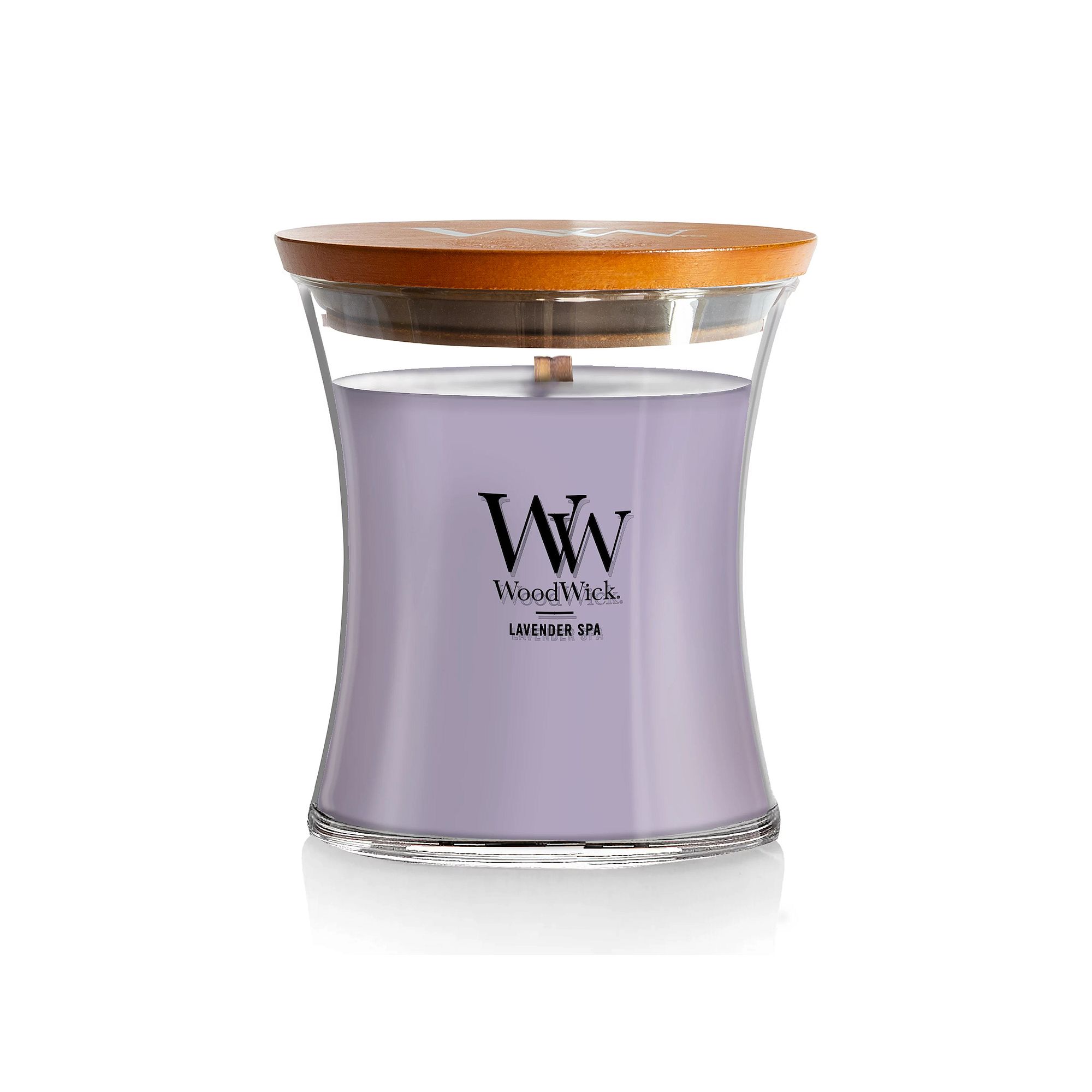 WoodWick® Lavender Spa Medium Hourglass Candle, Purple