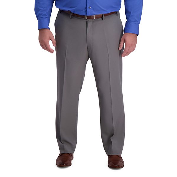 Big & Tall Haggar® Active Series Classic-Fit Flat-Front Dress Pants
