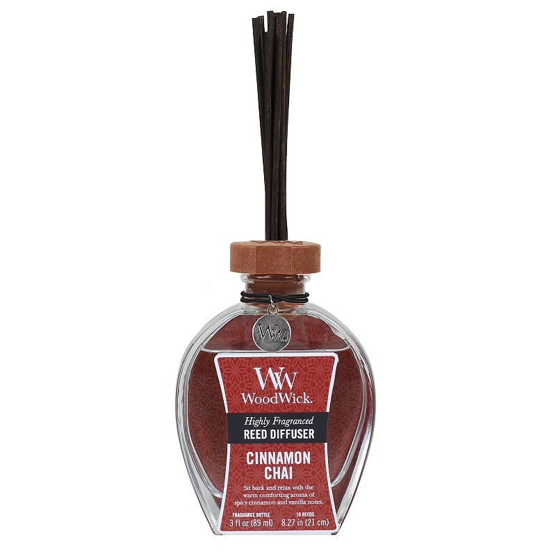 WoodWick Cinnamon Chai 3-oz. Reed Diffuser, Red