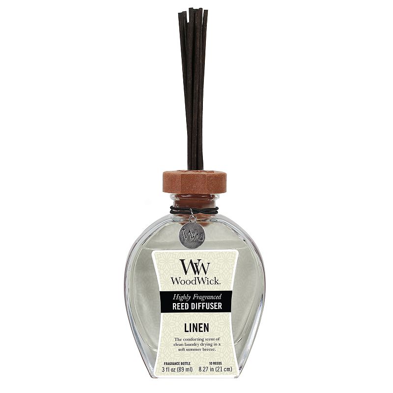 WoodWick Linen 3-oz. Reed Diffuser, White