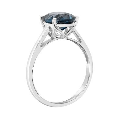 Alyson Layne Sterling Silver London Blue Topaz Ring